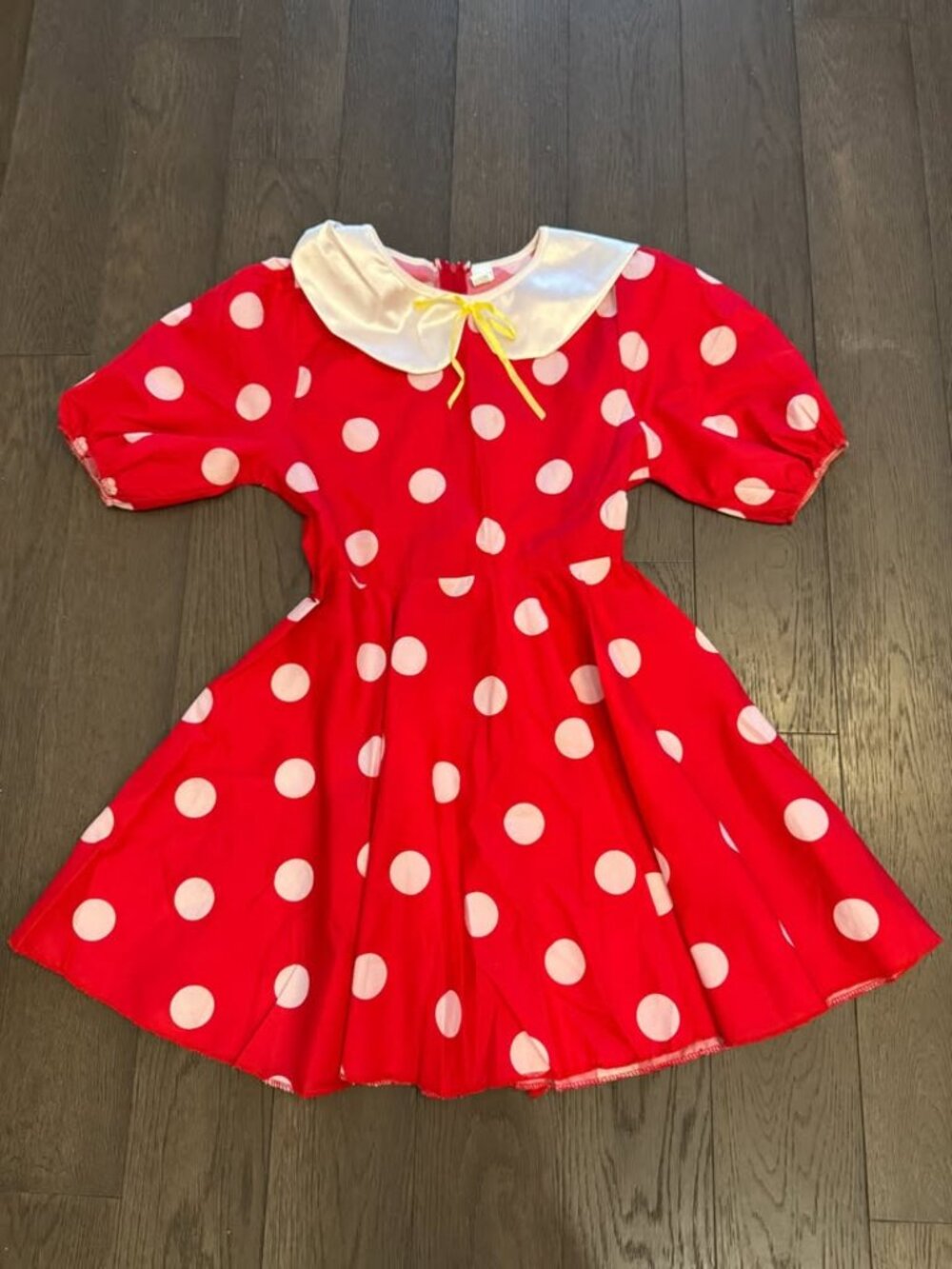 Minnie Mouse Dress Red Polka Dots Halloween Costume XSmall Adult/ Girls sz 10/12